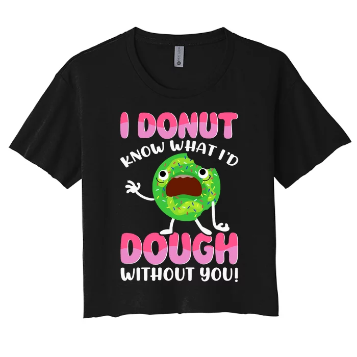 National Donut Day Celebration Apparel Women's Crop Top Tee