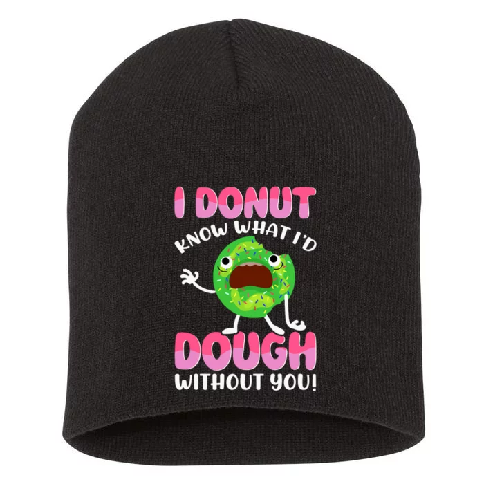 National Donut Day Celebration Apparel Short Acrylic Beanie