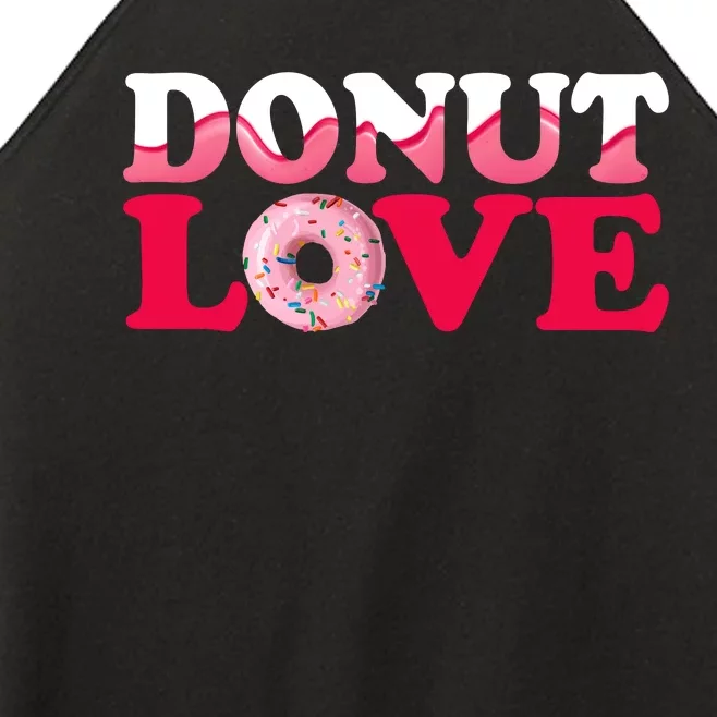 National Donut Day Celebration Women’s Perfect Tri Rocker Tank