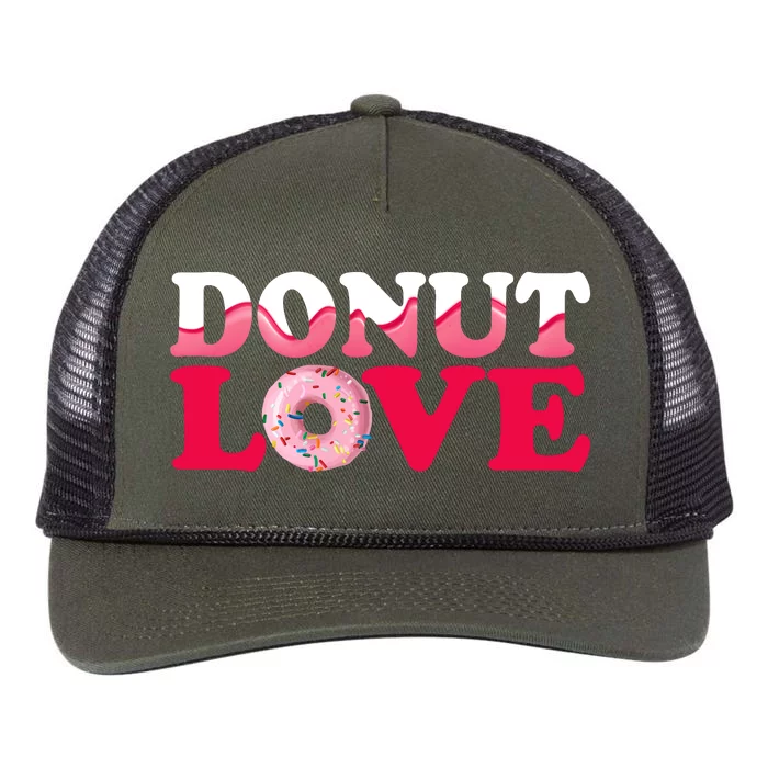 National Donut Day Celebration Retro Rope Trucker Hat Cap