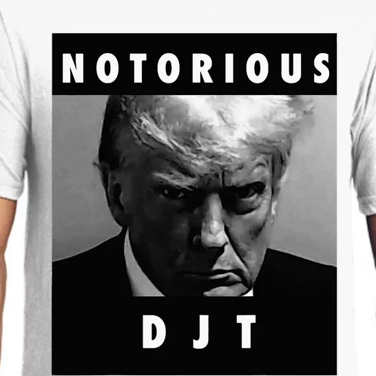 Notorious Djt Donald Trump Mug Shot Republican 2024 Maga Pajama Set