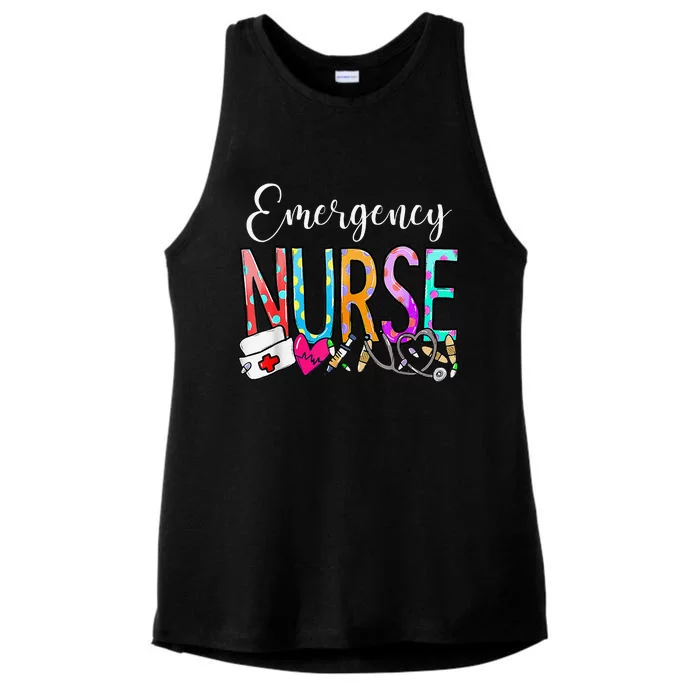 NurseS Day Emergency Nurse Appreciation Nurse Week 2024 Ladies Tri-Blend Wicking Tank