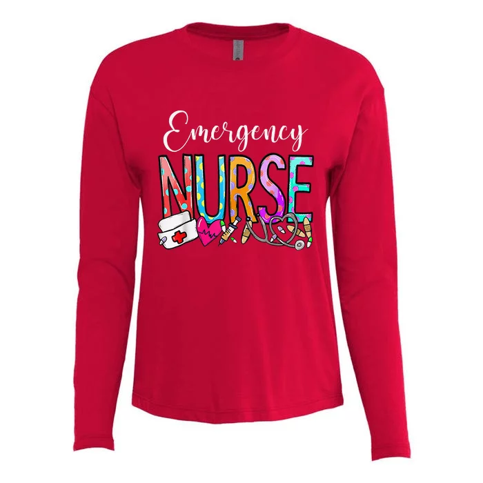 NurseS Day Emergency Nurse Appreciation Nurse Week 2024 Womens Cotton Relaxed Long Sleeve T-Shirt