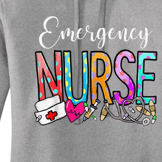 NurseS Day Emergency Nurse Appreciation Nurse Week 2024 Women's Pullover Hoodie