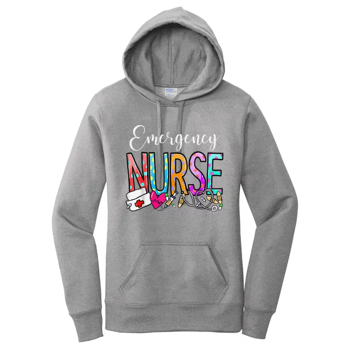 NurseS Day Emergency Nurse Appreciation Nurse Week 2024 Women's Pullover Hoodie