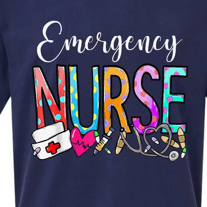 NurseS Day Emergency Nurse Appreciation Nurse Week 2024 Sueded Cloud Jersey T-Shirt