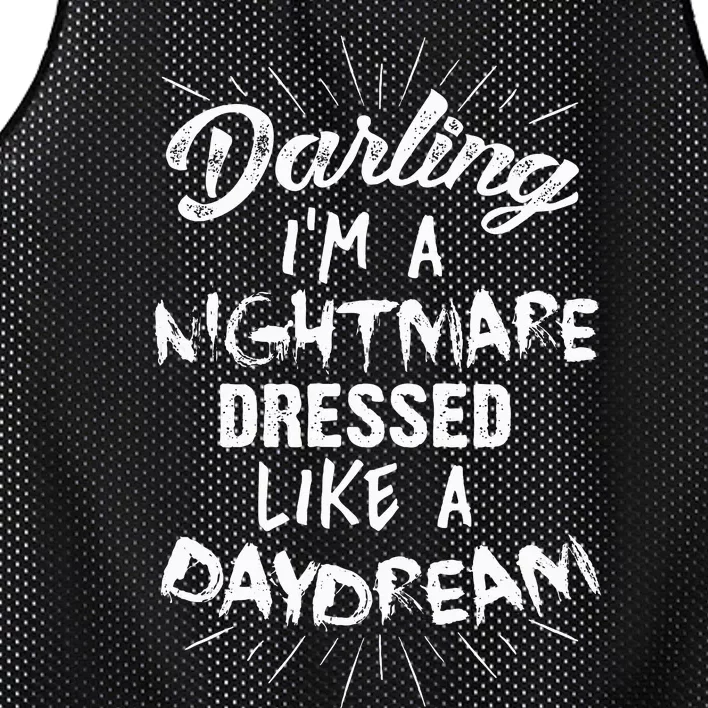 Nightmare Daydreamer Edgy and Stylish Fashion Mesh Reversible Basketball Jersey Tank