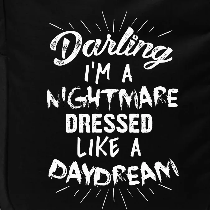 Nightmare Daydreamer Edgy and Stylish Fashion Impact Tech Backpack