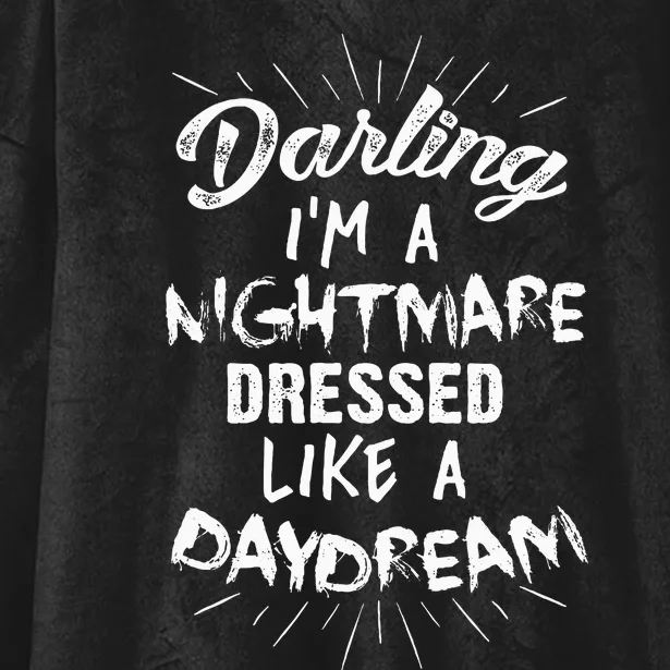 Nightmare Daydreamer Edgy and Stylish Fashion Hooded Wearable Blanket