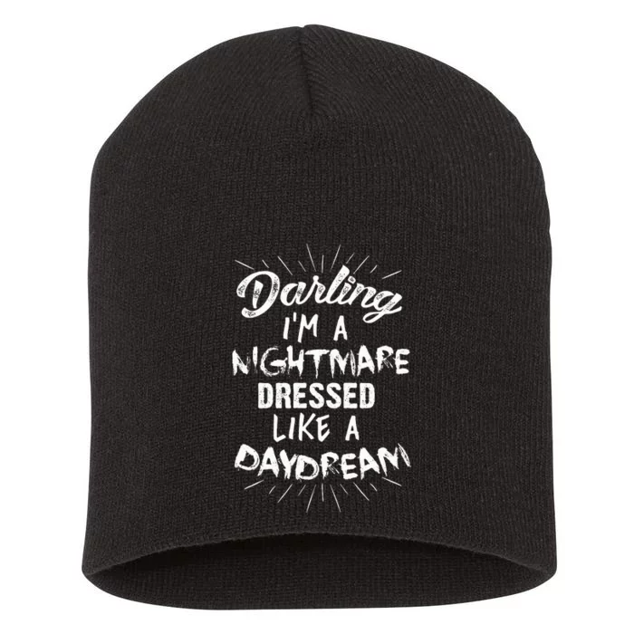 Nightmare Daydreamer Edgy and Stylish Fashion Short Acrylic Beanie