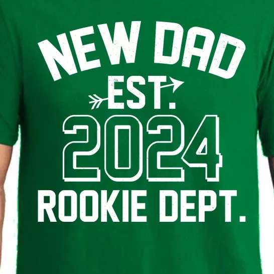 New Dad Est 2024 Rookie Department Pajama Set