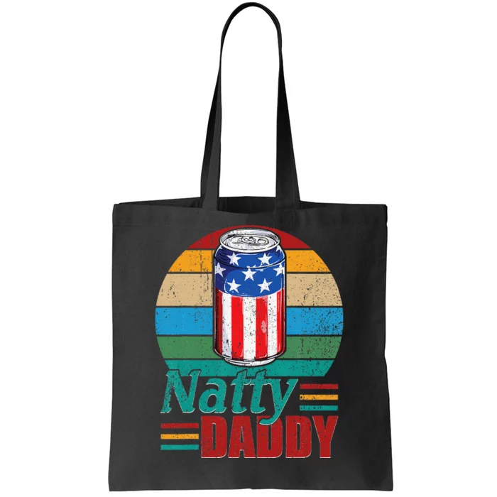 Natty Daddy Funny Dad Bob Beer Drinker Father's Day Tote Bag