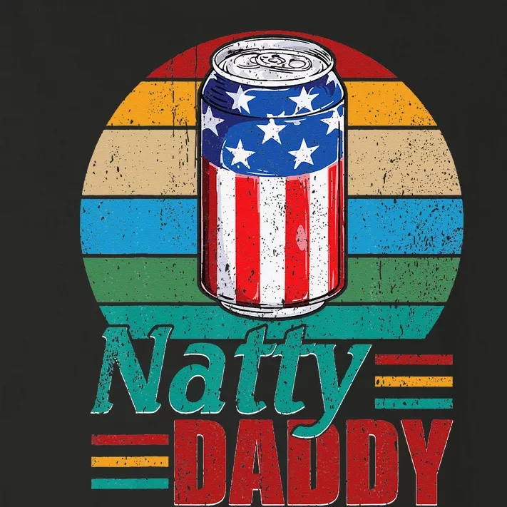 Natty Daddy Funny Dad Bob Beer Drinker Father's Day Toddler Long Sleeve Shirt