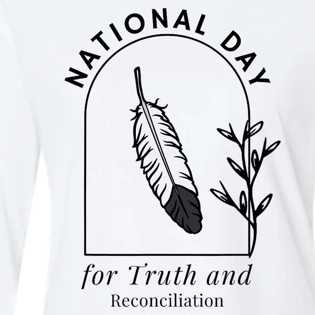 National Day For Truth And Reconciliation Manitoba 2024 Womens Cotton Relaxed Long Sleeve T-Shirt