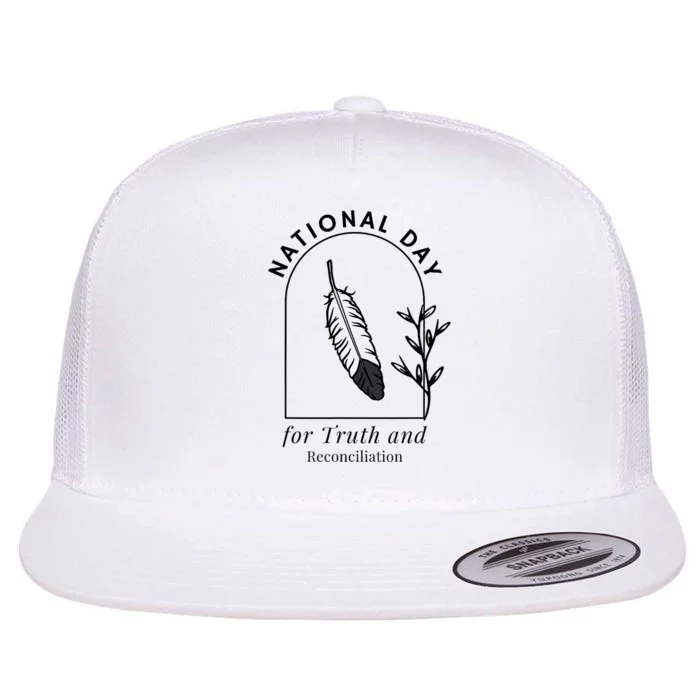 National Day For Truth And Reconciliation Manitoba 2024 Flat Bill Trucker Hat