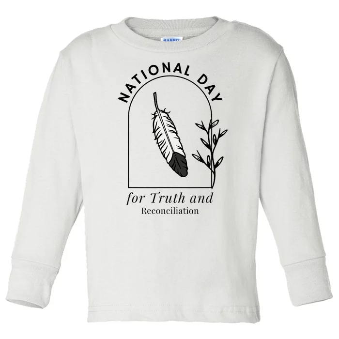 National Day For Truth And Reconciliation Manitoba 2024 Toddler Long Sleeve Shirt