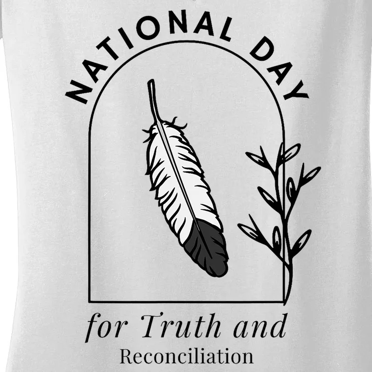 National Day For Truth And Reconciliation Manitoba 2024 Women's V-Neck T-Shirt