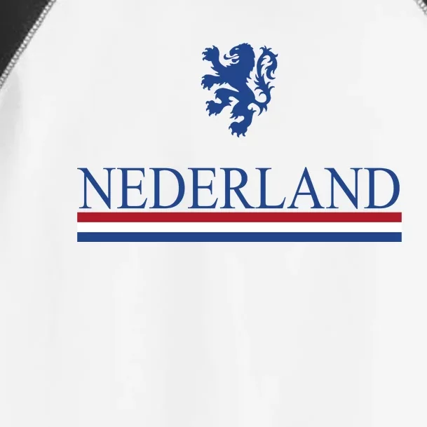 Nederland Dutch Flag Logo Toddler Fine Jersey T-Shirt