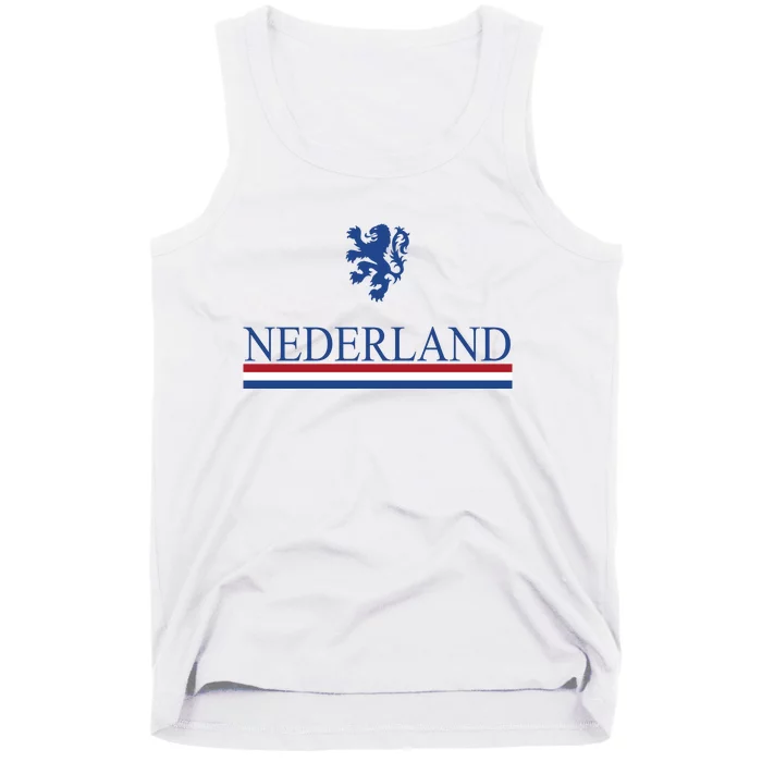 Nederland Dutch Flag Logo Tank Top