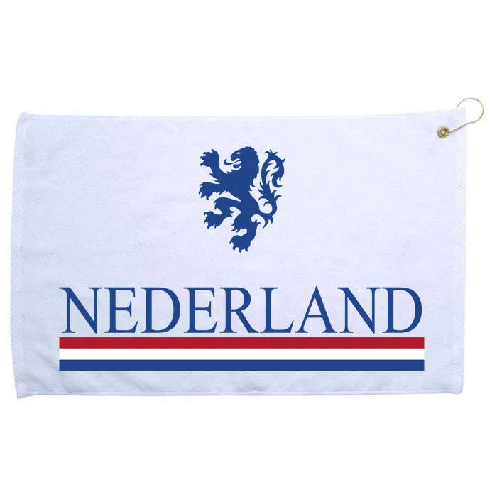 Nederland Dutch Flag Logo Grommeted Golf Towel