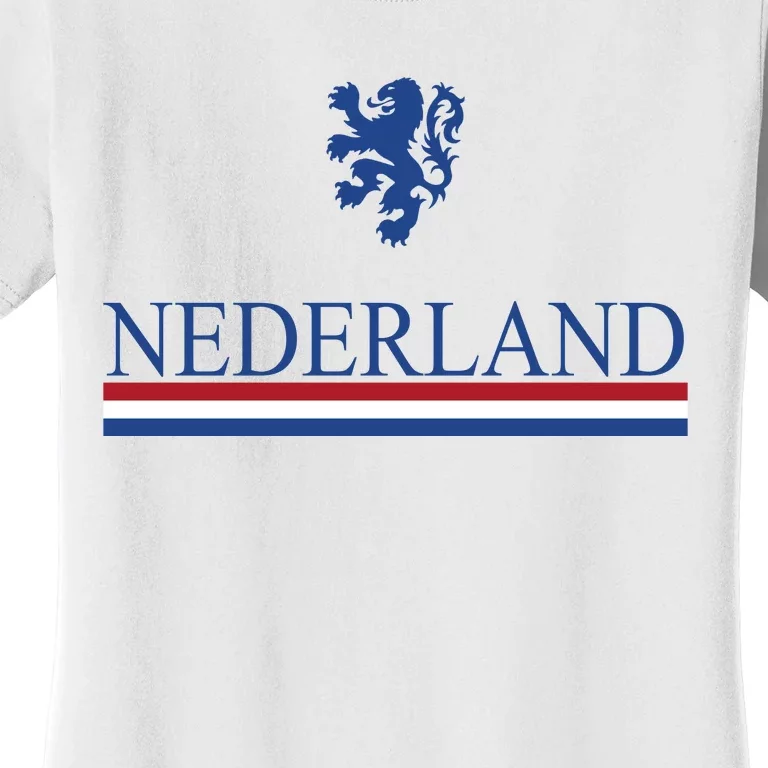 Nederland Dutch Flag Logo Women's T-Shirt