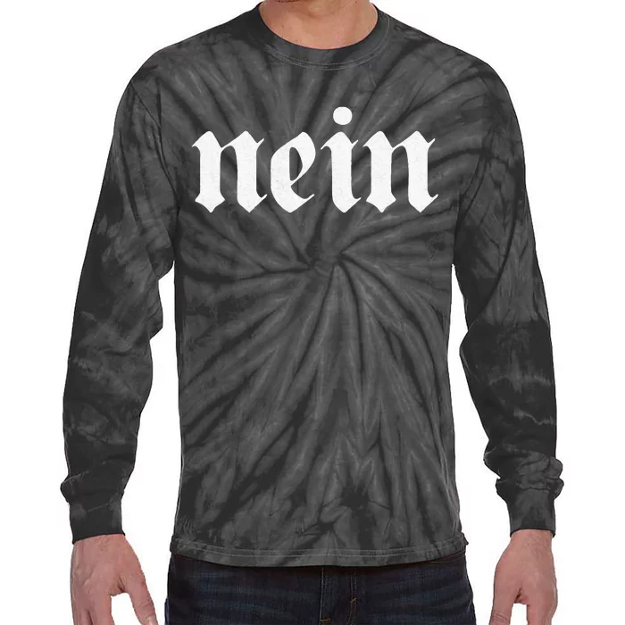 NEIN Deutschland Flag of german Eagle Germany German Tie-Dye Long Sleeve Shirt