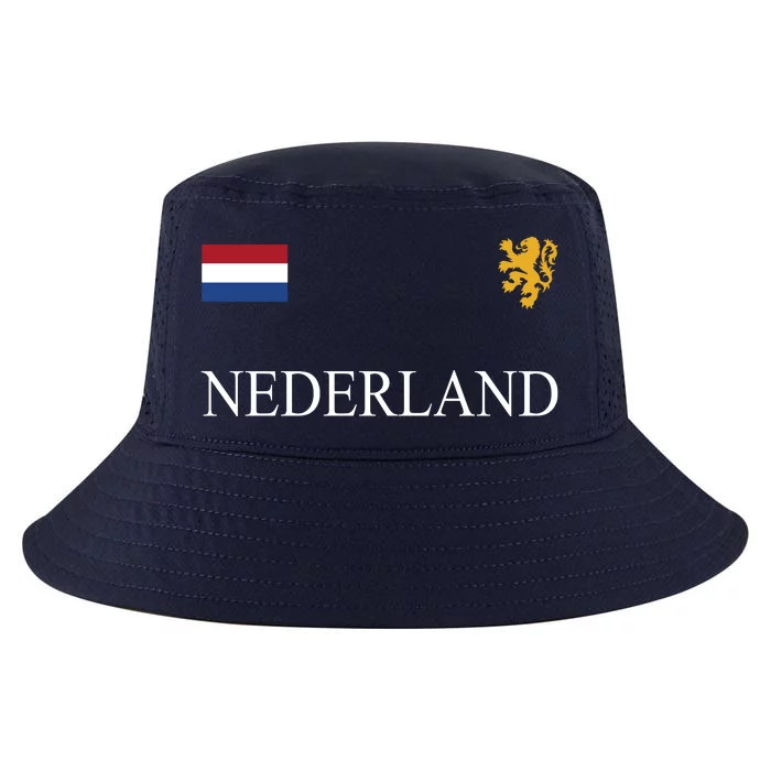 Nederland Dutch Flag Logo Gift Cool Comfort Performance Bucket Hat