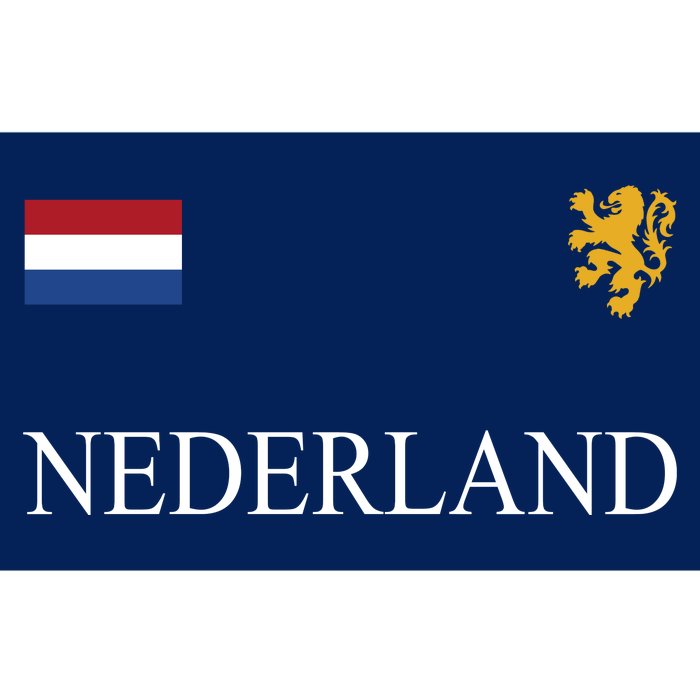 Nederland Dutch Flag Logo Gift Bumper Sticker