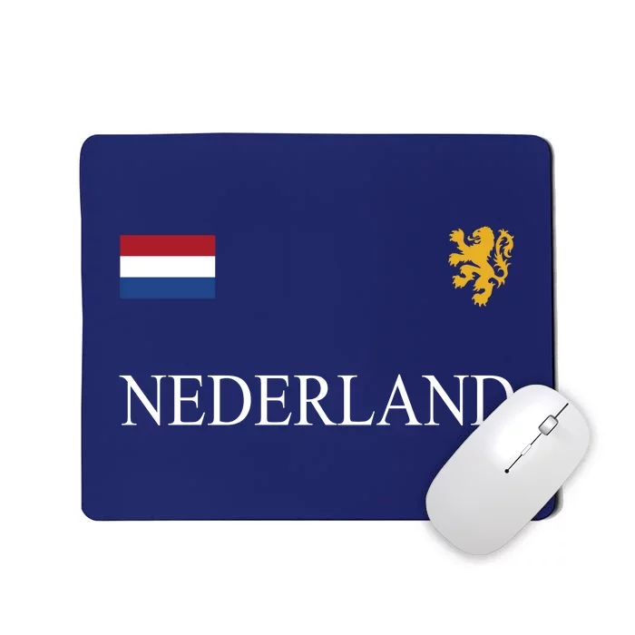 Nederland Dutch Flag Logo Gift Mousepad