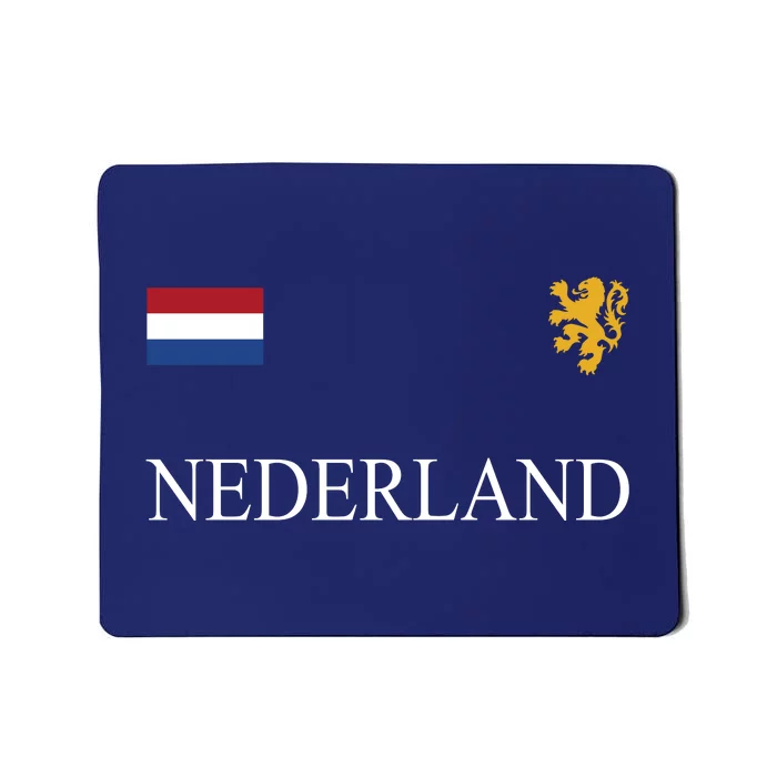 Nederland Dutch Flag Logo Gift Mousepad