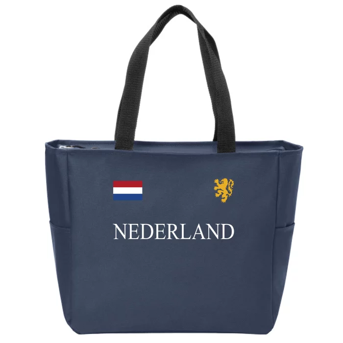 Nederland Dutch Flag Logo Gift Zip Tote Bag