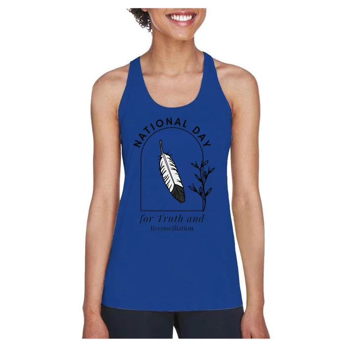 National Day For Truth And Reconciliation Manitoba 2024 Gift Women's Racerback Tank