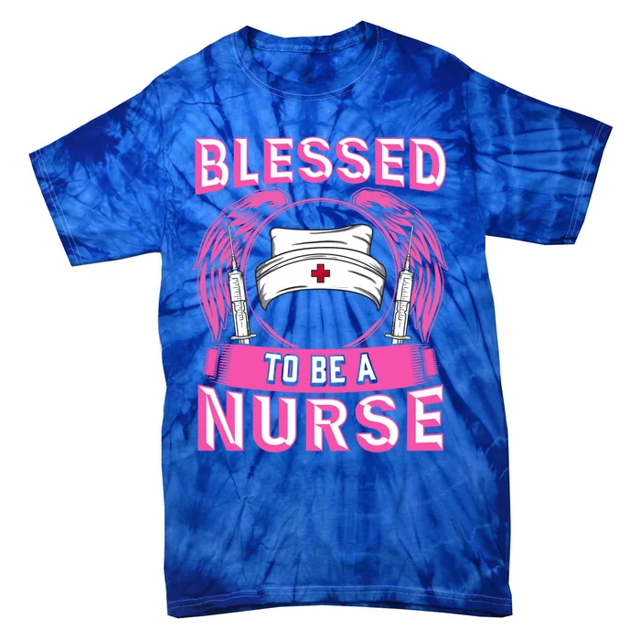 Nurse Day Funny Gift Nurse Love Gift Tie-Dye T-Shirt