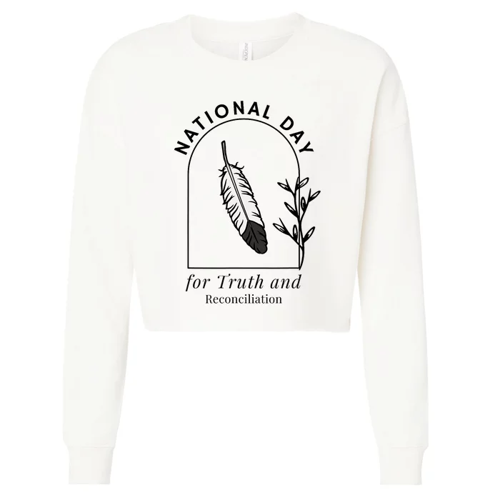 National Day For Truth And Reconciliation Manitoba 2024 Cropped Pullover Crew