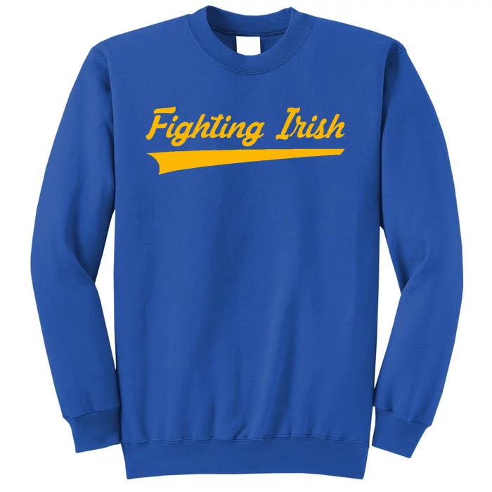 N.O.T.R.E D.A.M.E .Fighting Irish Tall Sweatshirt