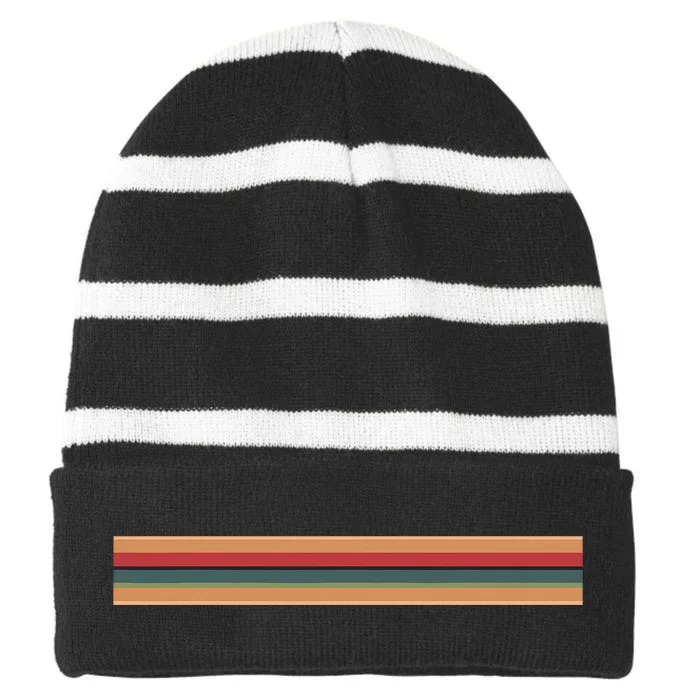 New Doctor Fun Fan Striped Beanie with Solid Band