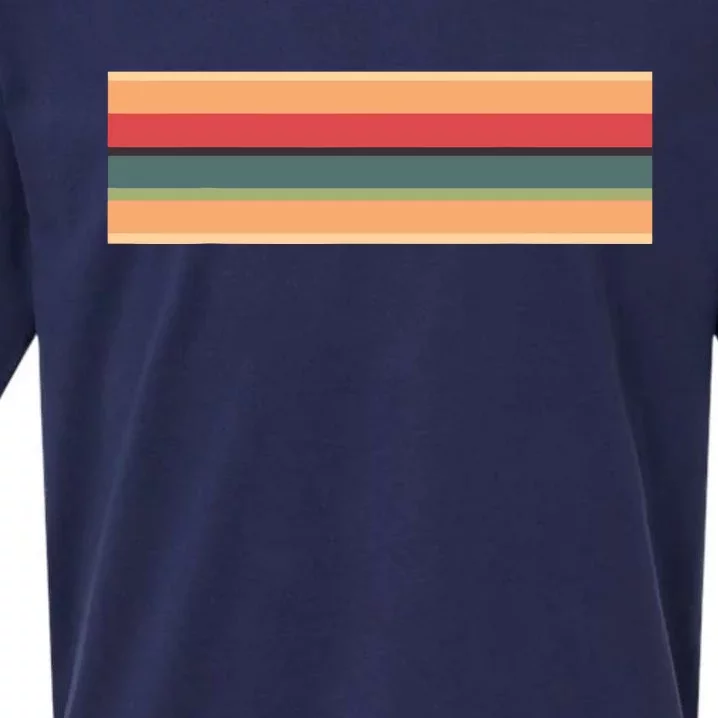 New Doctor Fun Fan Tee Large Stripes Sueded Cloud Jersey T-Shirt