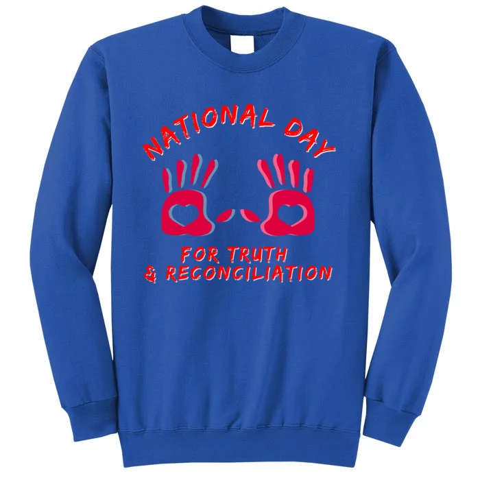 National Day For Truth And Reconciliation Hands Gift Tall Sweatshirt