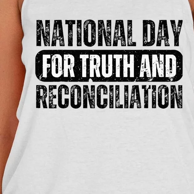 National Day For Truth And Reconciliation 2024 Women's Knotted Racerback Tank