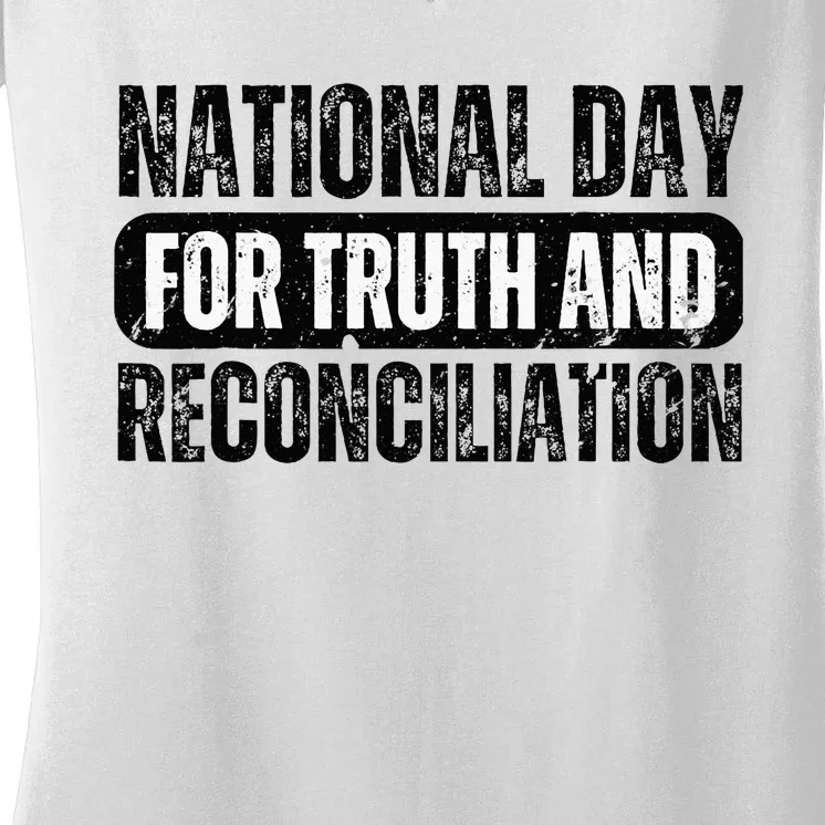 National Day For Truth And Reconciliation 2024 Women's V-Neck T-Shirt