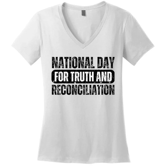 National Day For Truth And Reconciliation 2024 Women's V-Neck T-Shirt