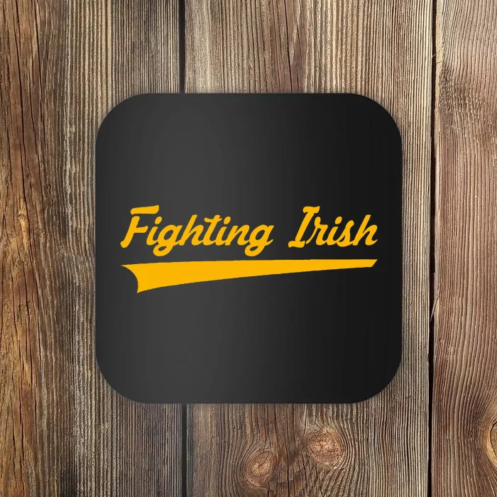 N.O.T.R.E D.A.M.E Fighting Irish Vintage Swoosh Coaster