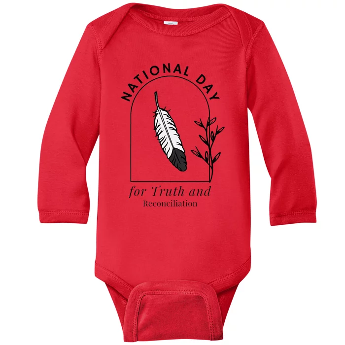 National Day For Truth And Reconciliation Manitoba 2024 Baby Long Sleeve Bodysuit