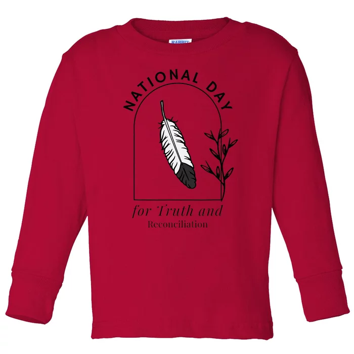 National Day For Truth And Reconciliation Manitoba 2024 Toddler Long Sleeve Shirt