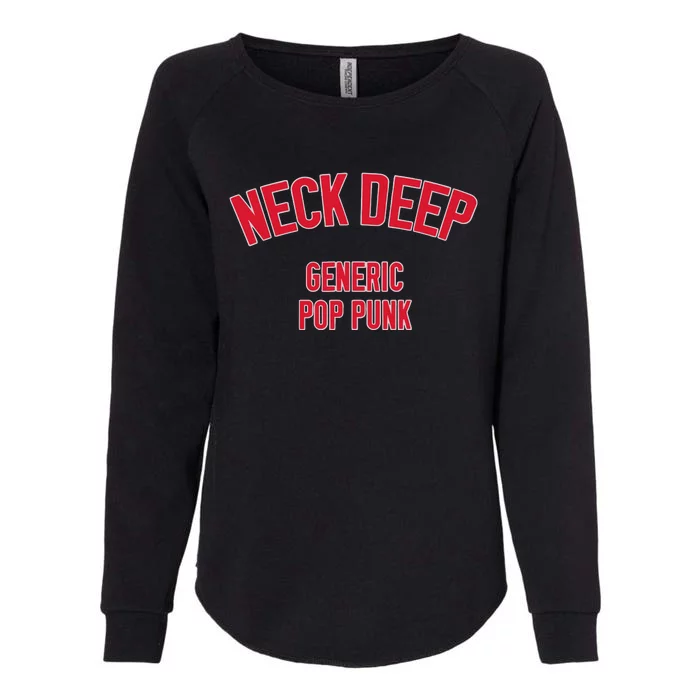 Neck Deep Generic Pop Punk Womens California Wash Sweatshirt