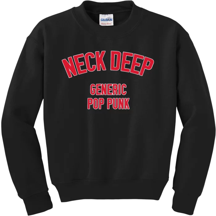 Neck Deep Generic Pop Punk Kids Sweatshirt