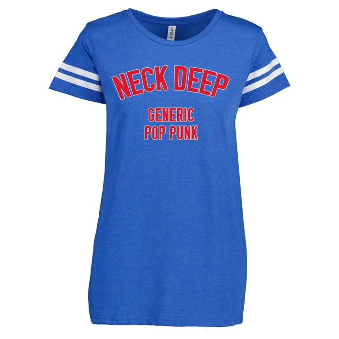 Neck Deep Generic Pop Punk Enza Ladies Jersey Football T-Shirt