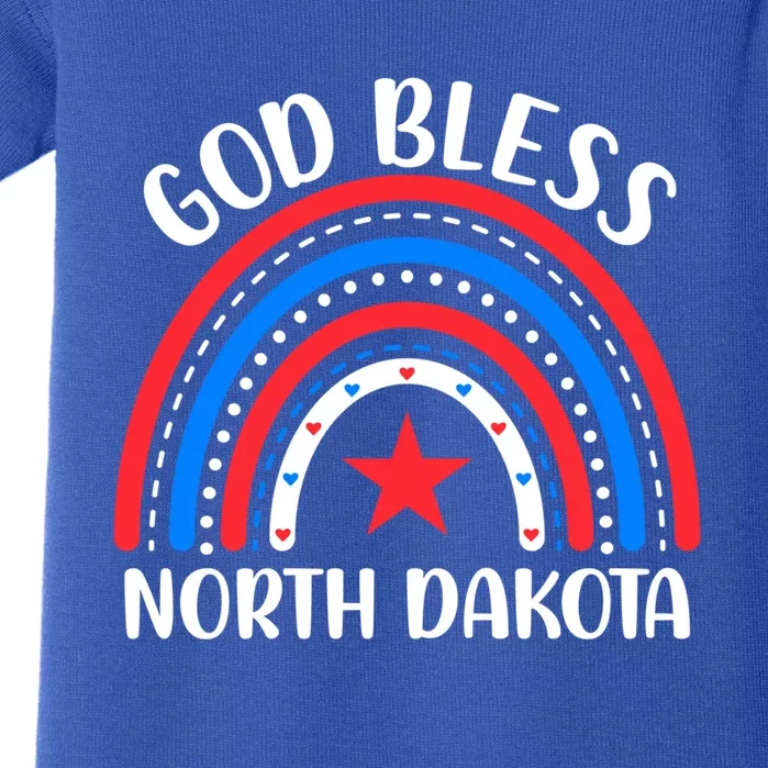 North Dakota Gift I Love North Dakota Usa Gift Baby Bodysuit