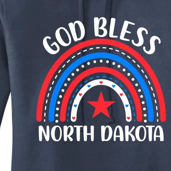 North Dakota Gift I Love North Dakota Usa Gift Women's Pullover Hoodie