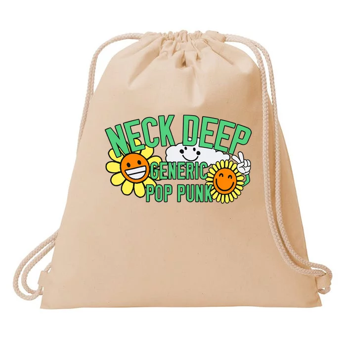 Neck Deep Generic Pop Punk Drawstring Bag